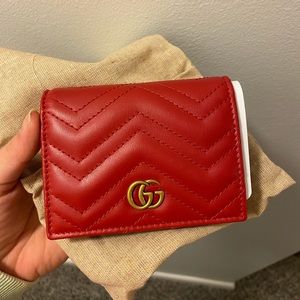 Gucci GG Marmont card case wallet